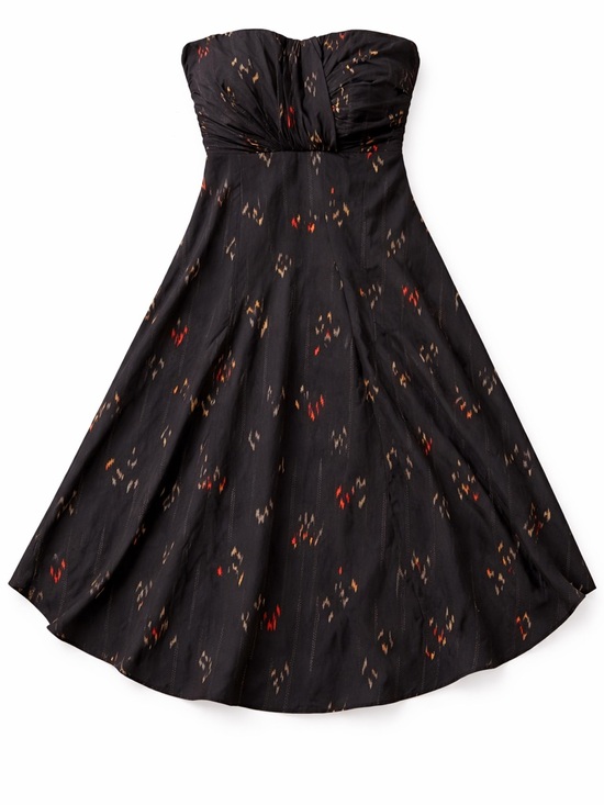 Miss Me Dresses & Skirts - MM Couture Strapless A-Line Dress XS Black Ikat Print Fit & Flare Cocktail Party